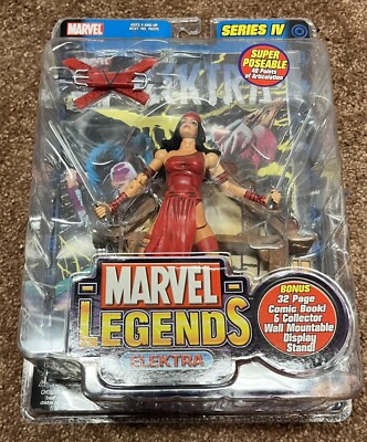 ToyBiz Marvel Legends Series 4 Super Hero ELEKTRA Action Figure W