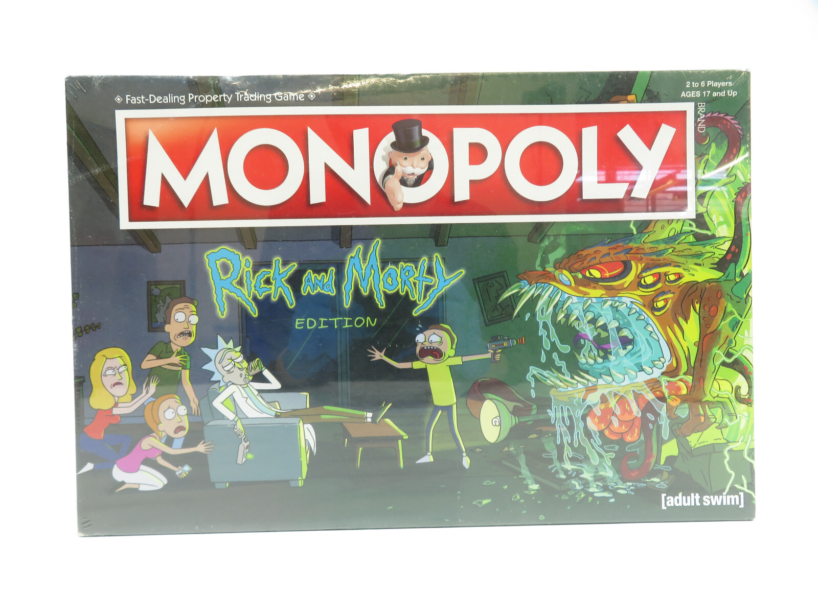 Monopoly - Rick and Morty Edition Family Board Game - New & Sealed