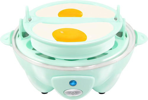 Easy Electric 7 Egg Capacity Soft, Medium, Hard-Boiled Cooker Poacher, Scrambled - Picture 3 of 12