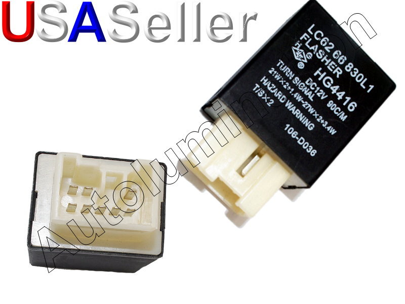 New Ford Mazda Miata Turn Signal Relay Led Flasher 8 Pin 3211 215 320