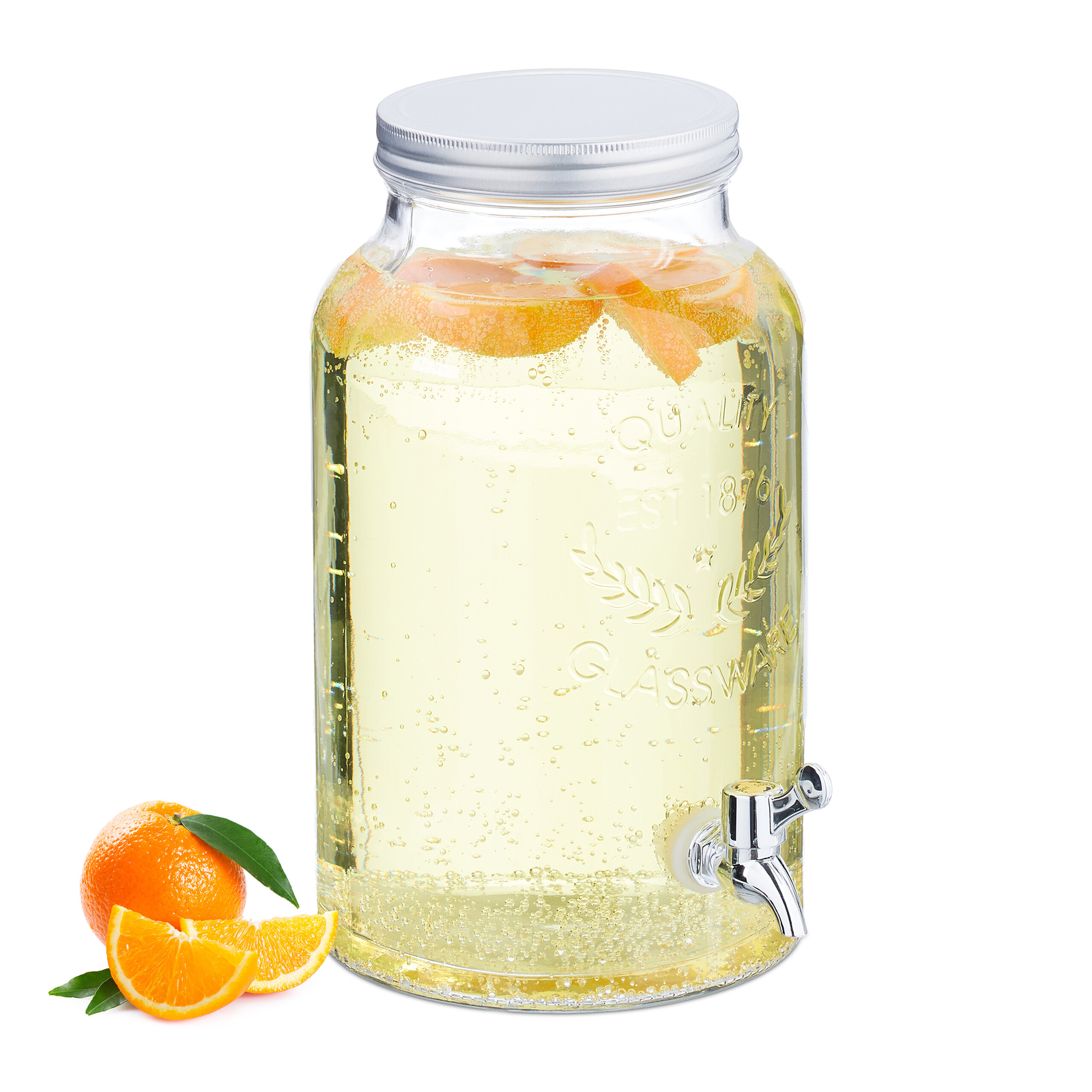 Dispensador de bebidas Surtido de bebidas 5 L Dispensador refrescos de cristal