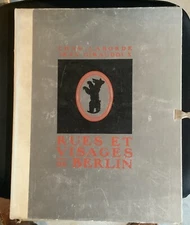 GIRAUDOUX / CHAS-LABORDE : RUES ET VISAGES DE BERLIN 40 ORAD.   1930