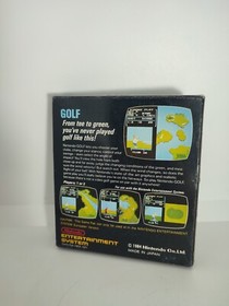 Golf Bienengr&auml;ber Nintendo NES Entertainment System Komplett Mit Anleitung