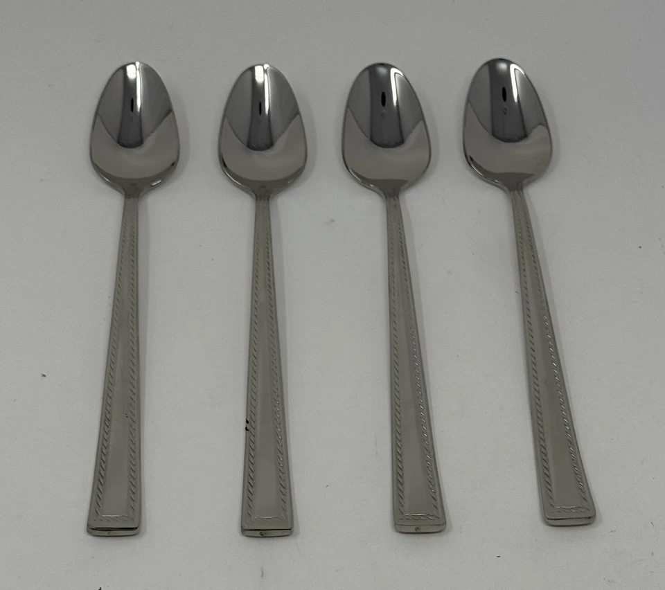 Oneida Elan Set of 4 Iced Tea Spoons 7 3/8" Quality 18/10 Stainless