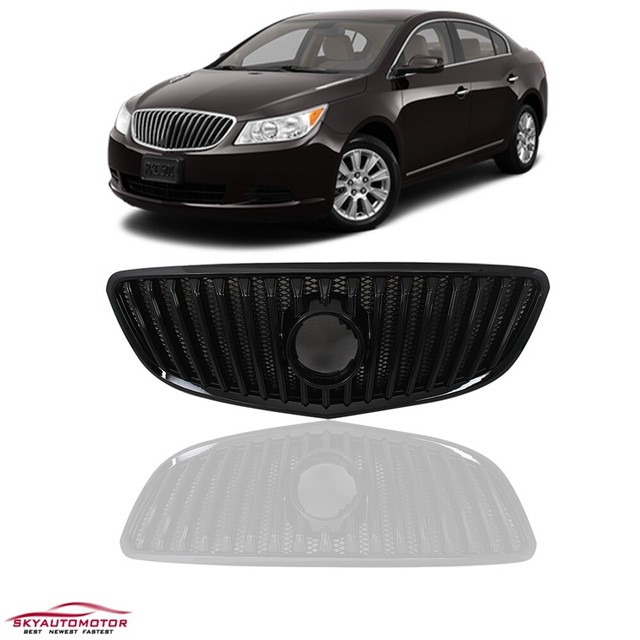 Fits Buick LaCrosse 2010 2011 2012 2013 Front Upper Grille Grill Gloss