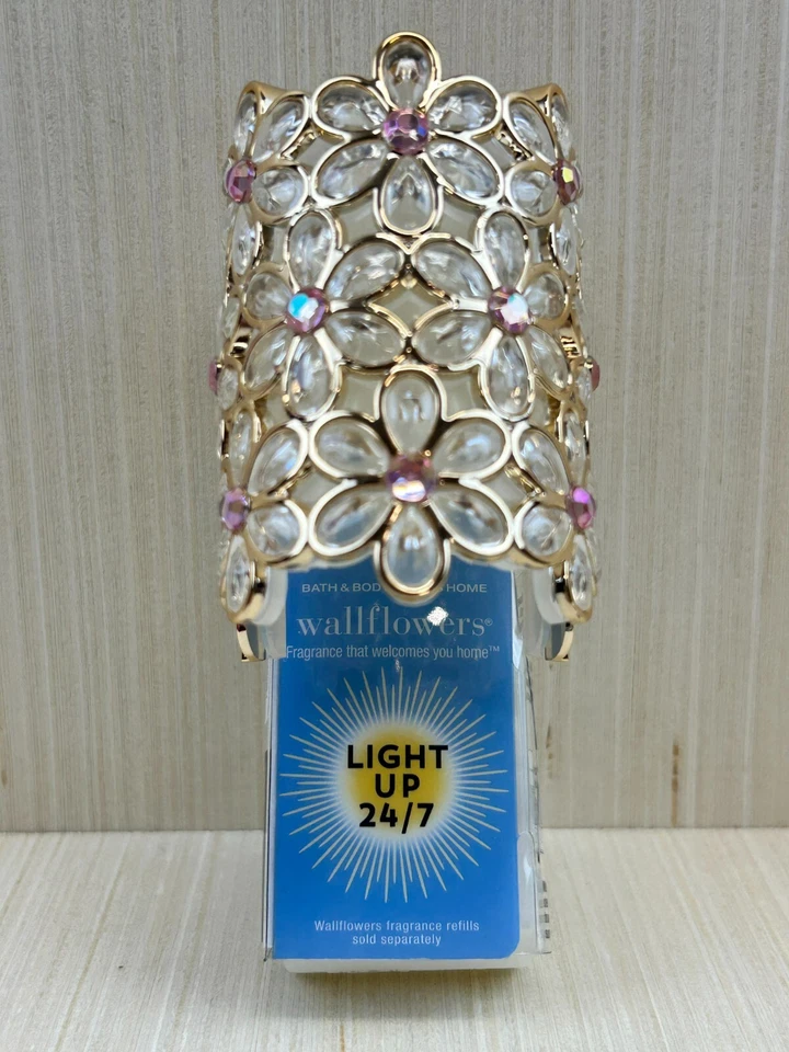 Bath & Body Works Rose Gold Flowers gems Wallflowers Plug in Fragrance Diffuser - Image 2 of 4