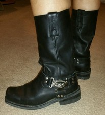 Men's Harley Davidson Thornton - Black - Width: med - Boots