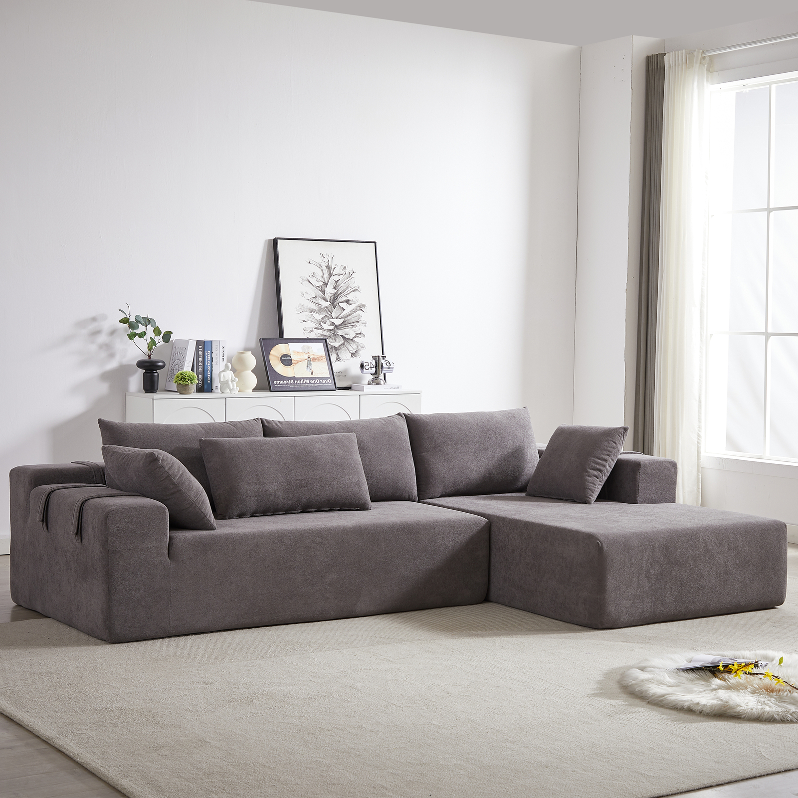 Modern Chenille Upholstered 108