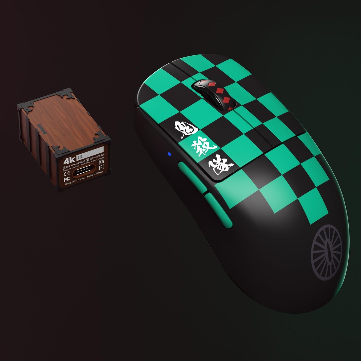 Tapis De Souris Fnatic Tapis De Souris De Jeu DASH Taille M, Surface Rapide, Noir