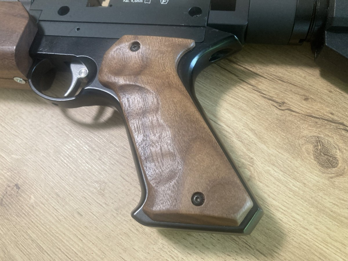 Walnut Wood Grips for Umarex Notos PP750 Artemis Snowpeak SMK