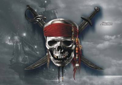 Fluch Der Karibik Totenkopf Poster Foto Tapete 160x115cm Ebay