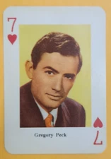 Gregory Peck Movie Film Star Screen Legends Belgium Playing Card