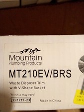 Mountain Plumbing MT201/PVDORB Complete Stopper Strainer Waste Disposer Trim