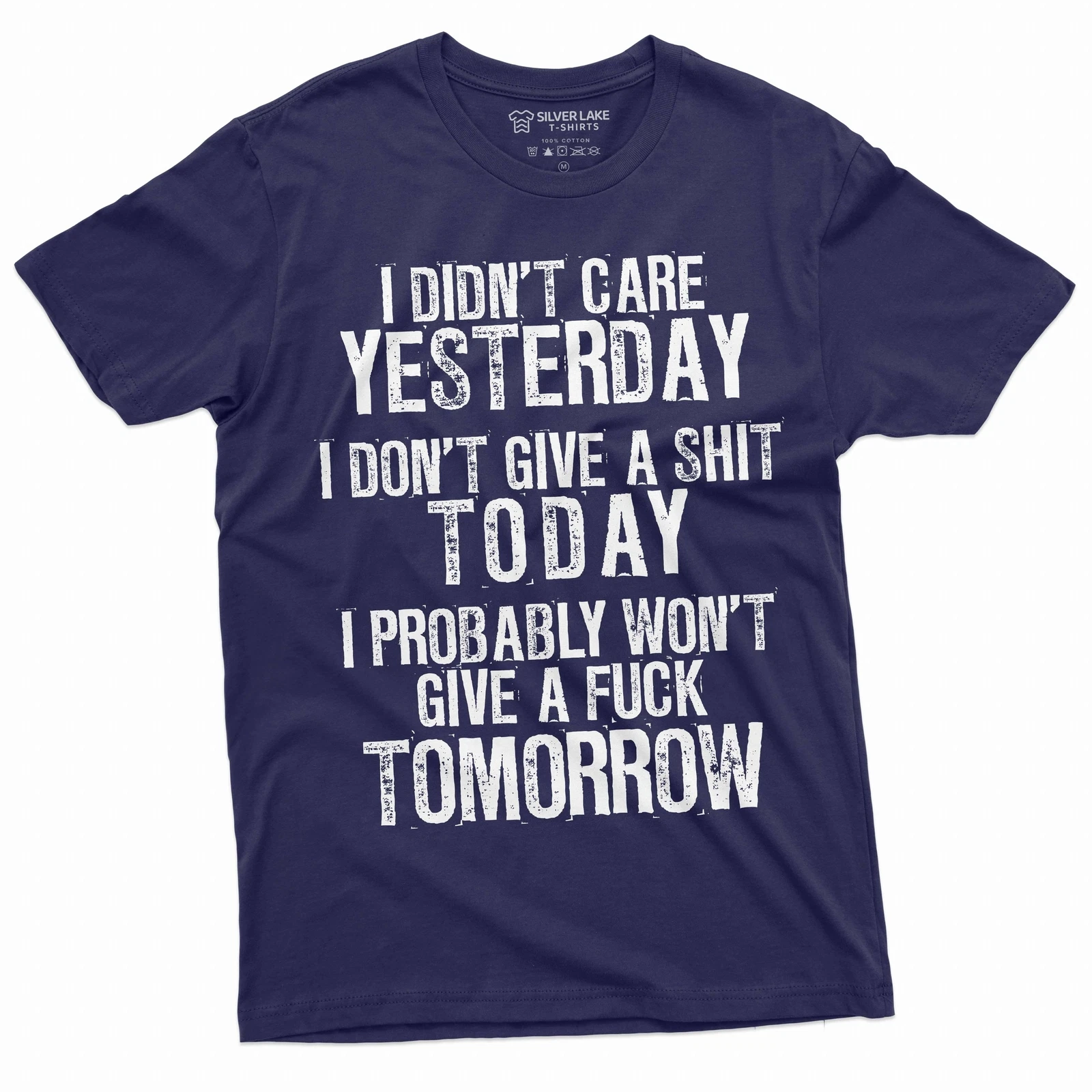 Men's Funny Sarcastic T-Shirt with Rude Saying for Birthday Gift