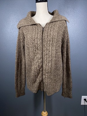 st john's bay zip up sweater