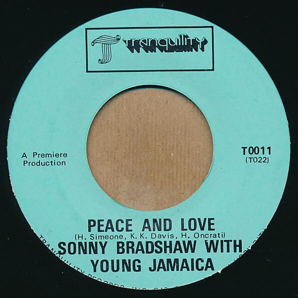 Sonny Bradshaw & Young Jamaica - Wigwam / Peace And Love (7