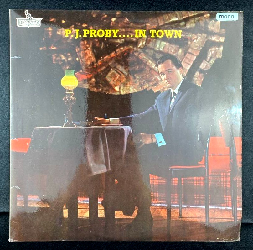 P.J. PROBY In Town Original Mono 1965 vinyl record LP, UK press EX