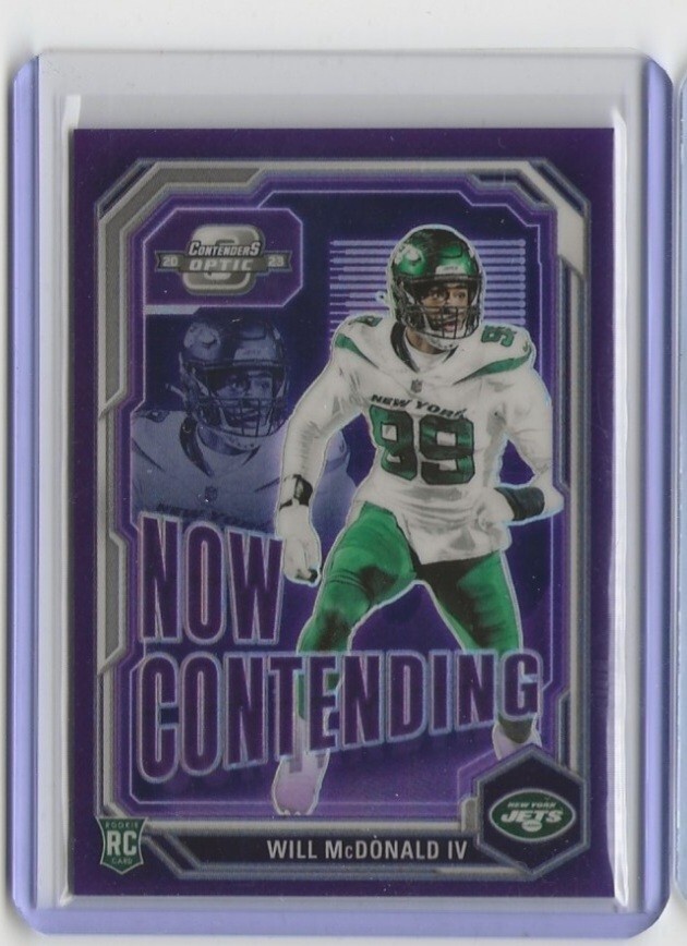Will McDonald IV Now Contending 2023 Contenders Optic RC#NC-WMD New YORK Jets