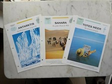3 Sammelkarten "Atlas", Antark…