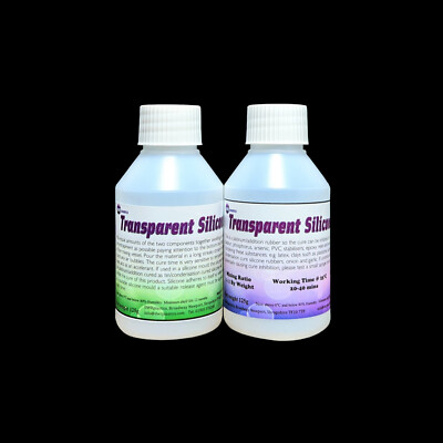 Transparent Klar Silikon Formgummi 250g Kit