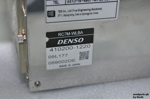 COLGANTE DENSO CONTROLADOR RC7M-WLBA Y MP7ME3P4 Y CABLES COMPLETOS Y SERVOMOTOR - Imagen 8 de 12