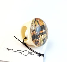 Sobral Arte De Encontro Rochina Rio De Janeiro Artist Made Ring Size 6.5