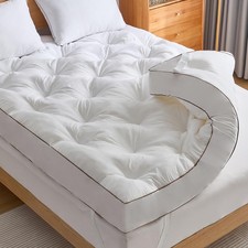 4" Gel Memory Foam Mattress Topper for Back Pain Relief - Full Size 75x54