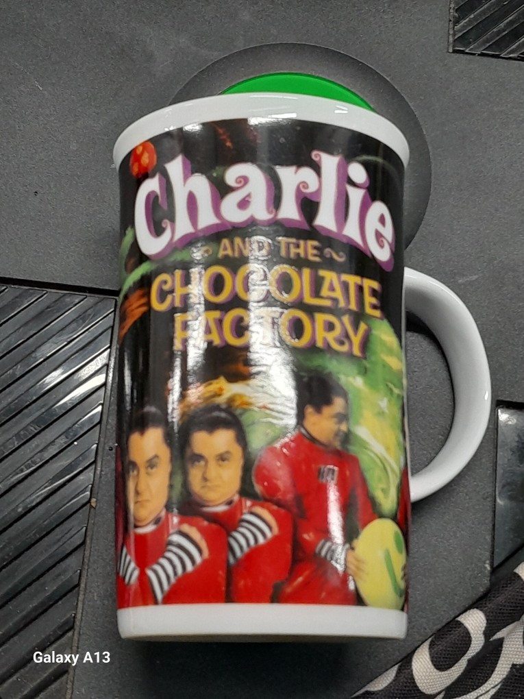 Charlie And The Chocolate Factory Movie Coffee Mug Ceramic Johnny Depp NECA