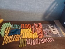 100 Lot Hair Curlers Toni Goody Vintage Perm Rods Rollers w/ Case