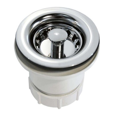 Native Trails DR220 Chrome 2'' Basket Strainer For Bar & Prep Sinks
