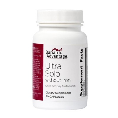 Bariatric Multivitamin Ultra Solo Without Iron Daily Once A Day B12 Weight