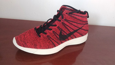 NIKE LUNAR Flyknit Chukka  University Red  Men 44,5 selten