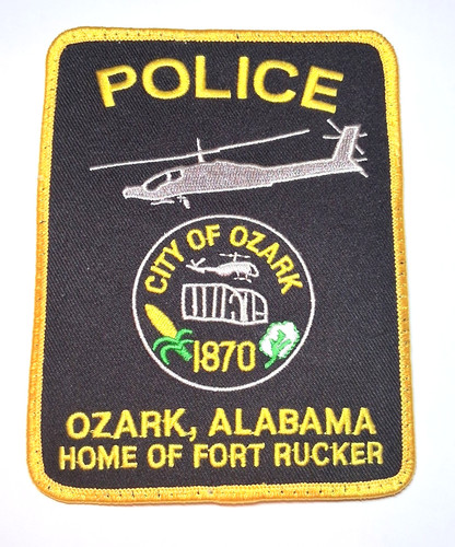 Ozark Alabama Police Patch - USED - FREE Tracked US Shipping!