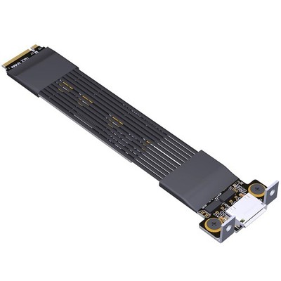 ADT-Link M.2 to OcuLink SFF-8612 Adapter, PCIe 5.0 x4 for External GPU (eGPU)