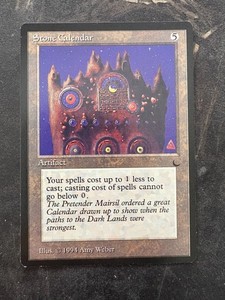 *** THE DARK Stone Calendar *** NM-Mint Beauty! - DUTY FREE MtG Magic