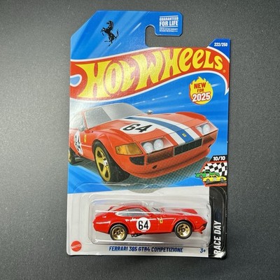 Hot Wheels Ferrari 365 GTB4 Competizione Red 1:64 Diecast Car Race