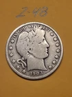 1903 O  Barber Half Dollar VG  Lot2-48