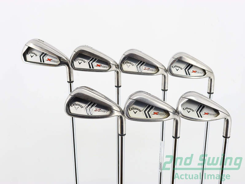 Callaway 2013 X Hot Iron Set 5-PW SW Steel Uniflex Right STD