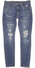 Levi's 512 Lo-Ball Herren Jeans Blau Tapered Slim W33 L33 (100604)