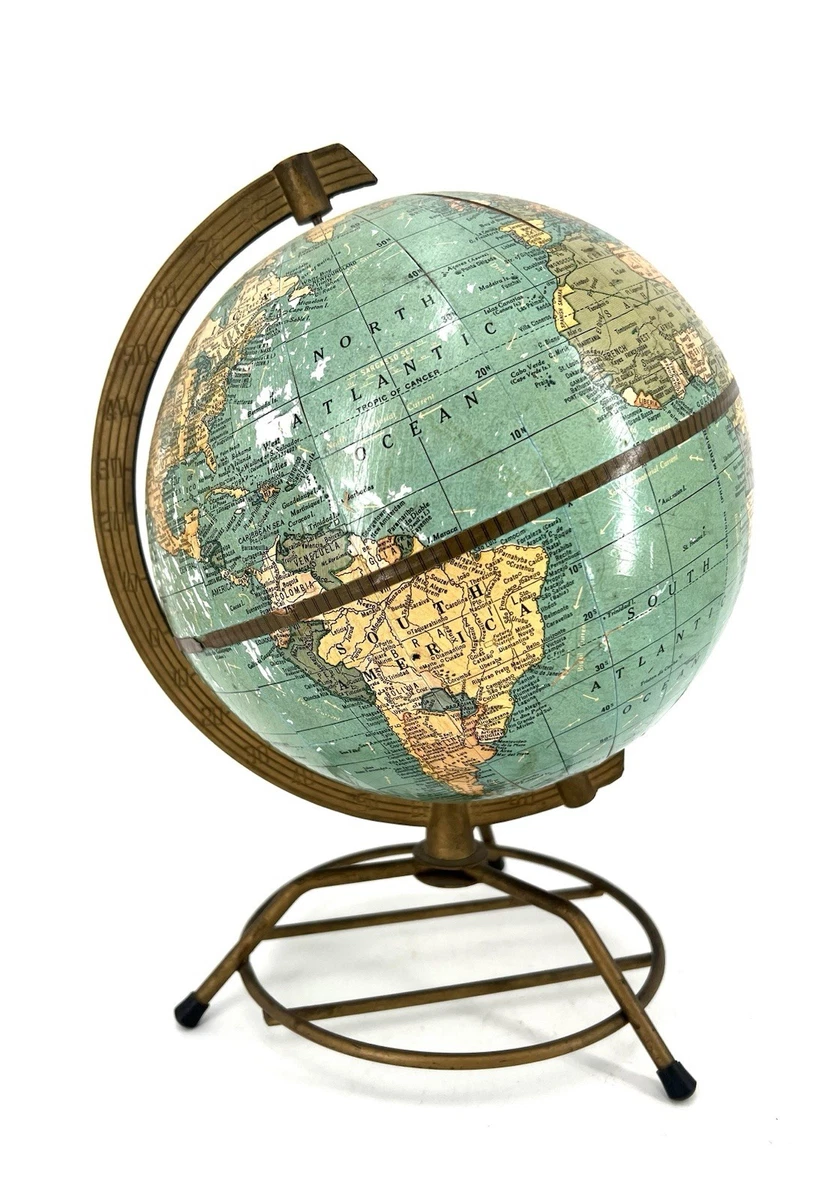 George F. Cram Co. 1950-1959 Date Range Antique World Globes