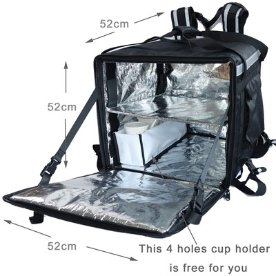 PK-140Z Huge Heat Insulation Food Delivery Backpack Big Pizza