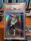 2007 Topps Finest - Tom Brady #8 Blue Refractor /299