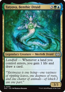Tatyova, Benthic Druid 235/423 Commander: Duskmourn: House of Horror