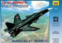 1:72 Zvezda Sukhoi Su-47 Berkut Kit Z7215 Modellbau