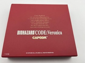 Dreamcast DC Game Biohazard Resident Evil Code: Veronica Limited Edition NTSC-J