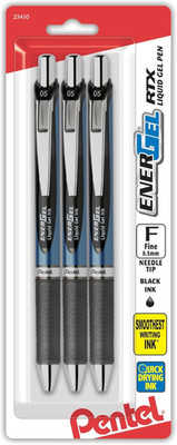 Pentel  Energel  Deluxe RTX Retractable Pens, Needle Point, 0.5 Mm, Assorted Bar