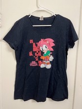 Amy Rose 25th Anniversary Sonic the Hedgehog T-Shirt, SEGA - Women's L
