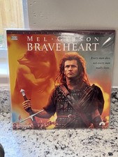BRAVEHEART LaserDisc 1995 Epic Historical Drama Widescreen THX Paramount