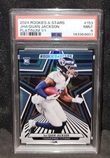 Ja'Quan Jackson ~ 2024 Rookies & Stars Platinum RC ~ 1/1 ~ PSA 9