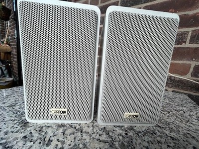 Two Vtg. Canton speakers Plus S white. Made in Germany | eBay